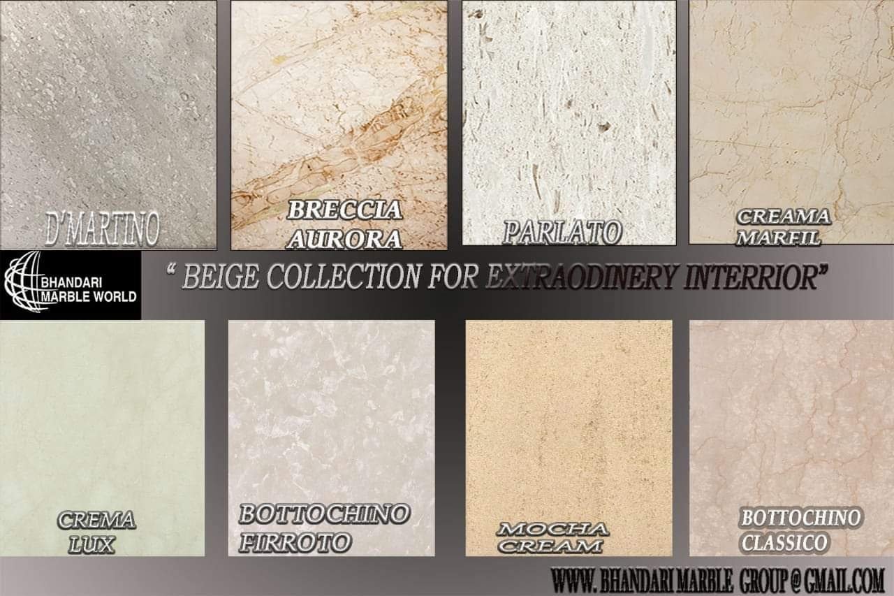 Marble Colour Chart