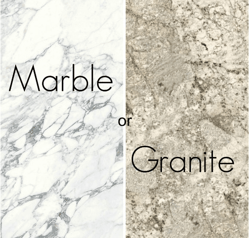 DIFFERENCE BETWEEN MARBLE AND GRANITE