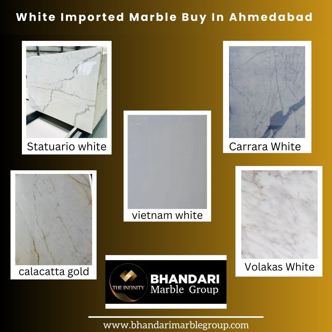 White Imported Marble Buy In Ahmedabad
