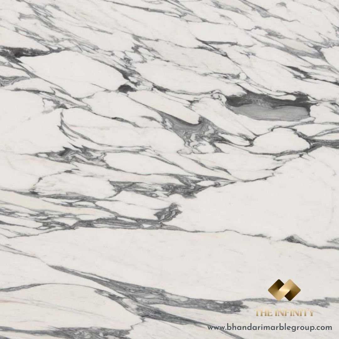White arabescato marble