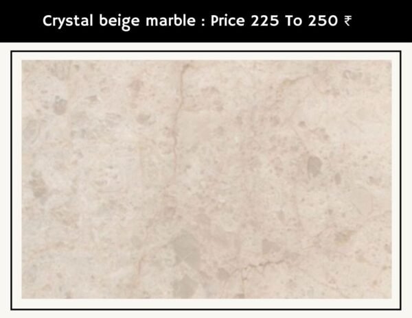 Crystal Beige Marble