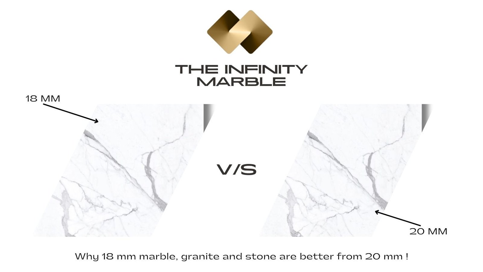 Why 18 mm marble, granite and stone are better from 20 mm