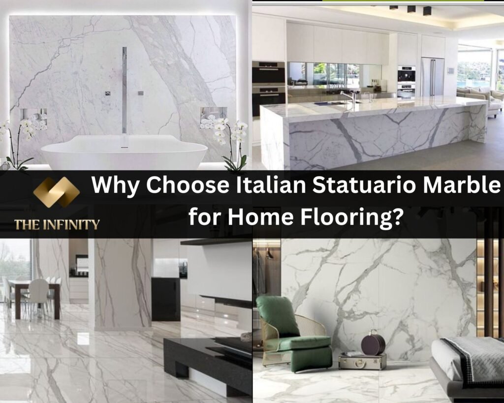 Italian Statuario Marble for Home Flooring