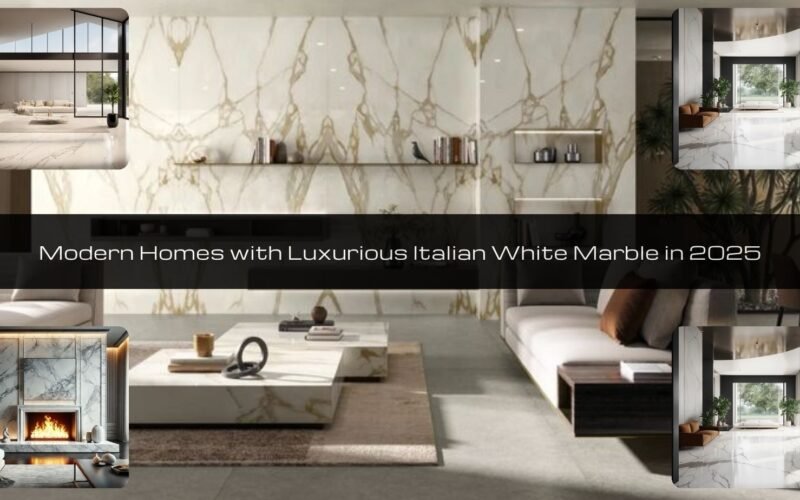 Modern Homes with Luxurious Italian White Marble in 2025