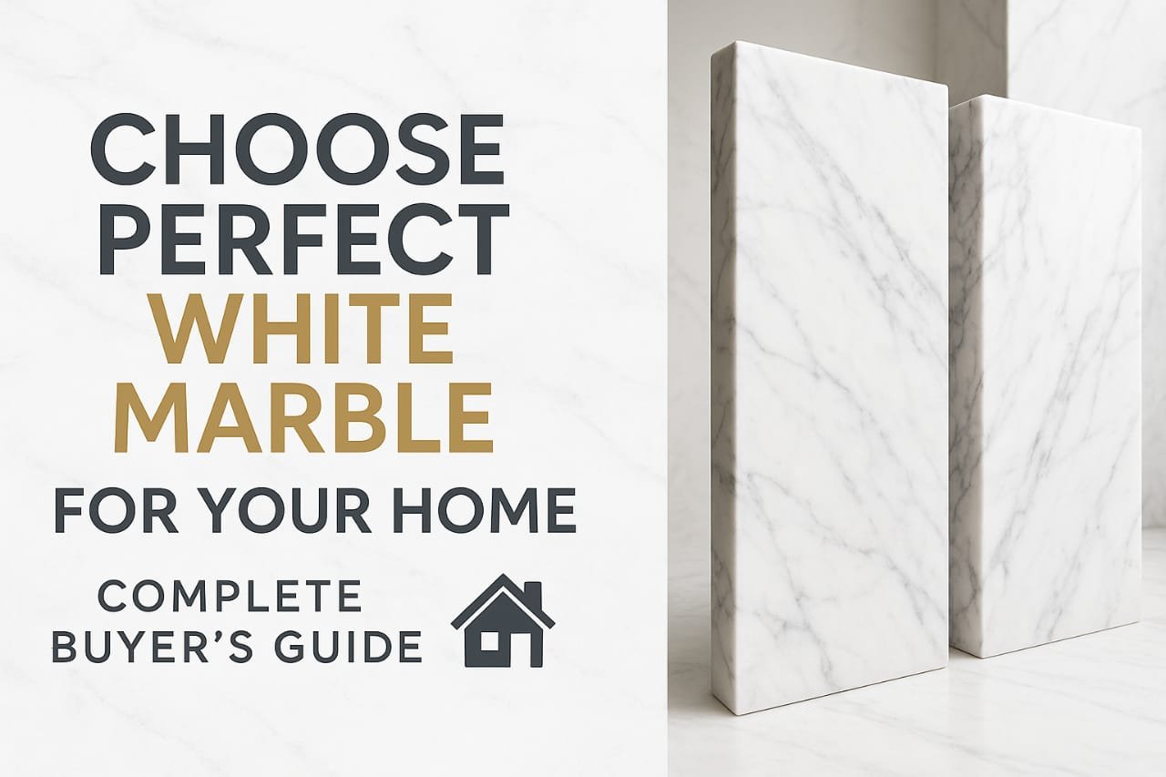You are currently viewing How to Choose the Perfect White Marble for Your Home – A Complete Buyer’s Guide