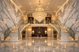 Read more about the article White Marble Natural Light Interiors – Luxury Design Guide