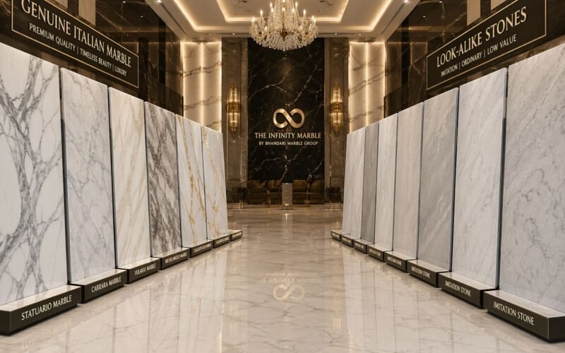 Italian Marble vs Look-Alike Stones – Why Genuine Luxury Matters