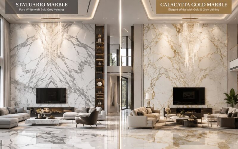 Statuario or Calacatta Gold: The Future of Luxury Interior Design