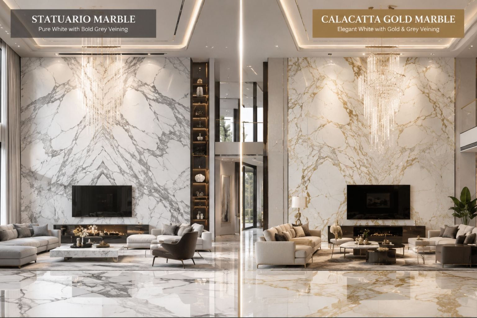 You are currently viewing Statuario or Calacatta Gold: The Future of Luxury Interior Design