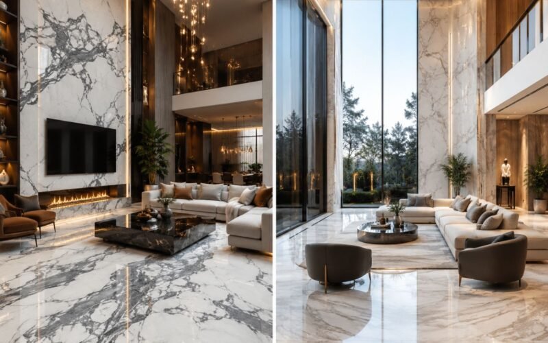 Best Marble for Luxury Villas: Statuario vs Michelangelo