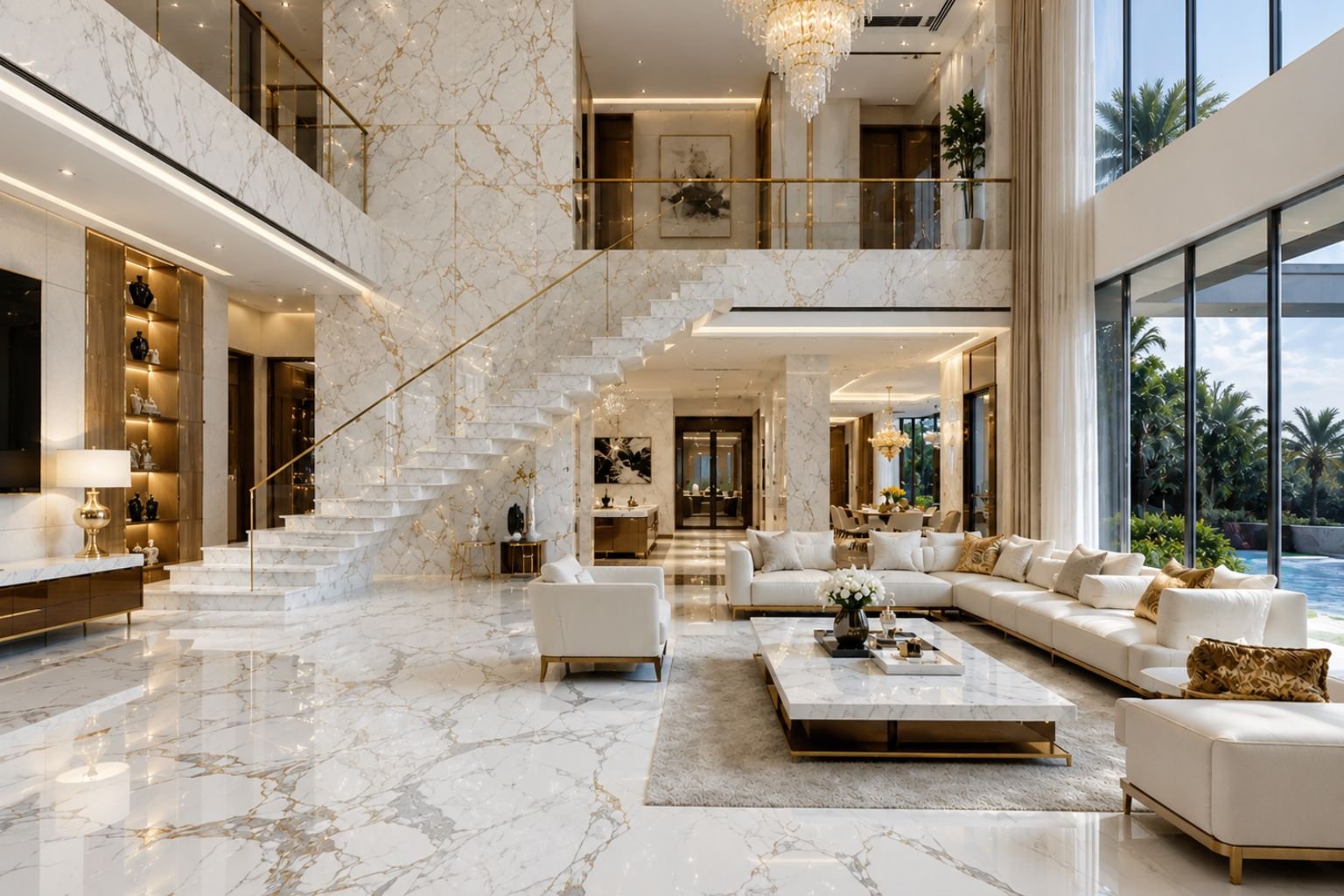 You are currently viewing White Marble Interiors That Never Go Out of Style