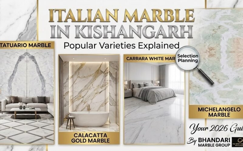 Italian Marble in Kishangarh: Statuario, Calacatta Gold, Carrara and Michelangelo Marble